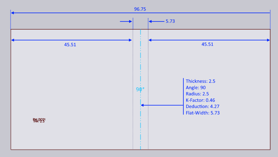 Retain Flat Size