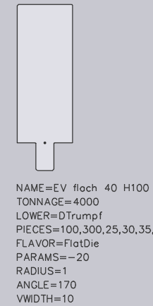 Flat die