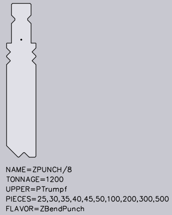 Z-Bend punch