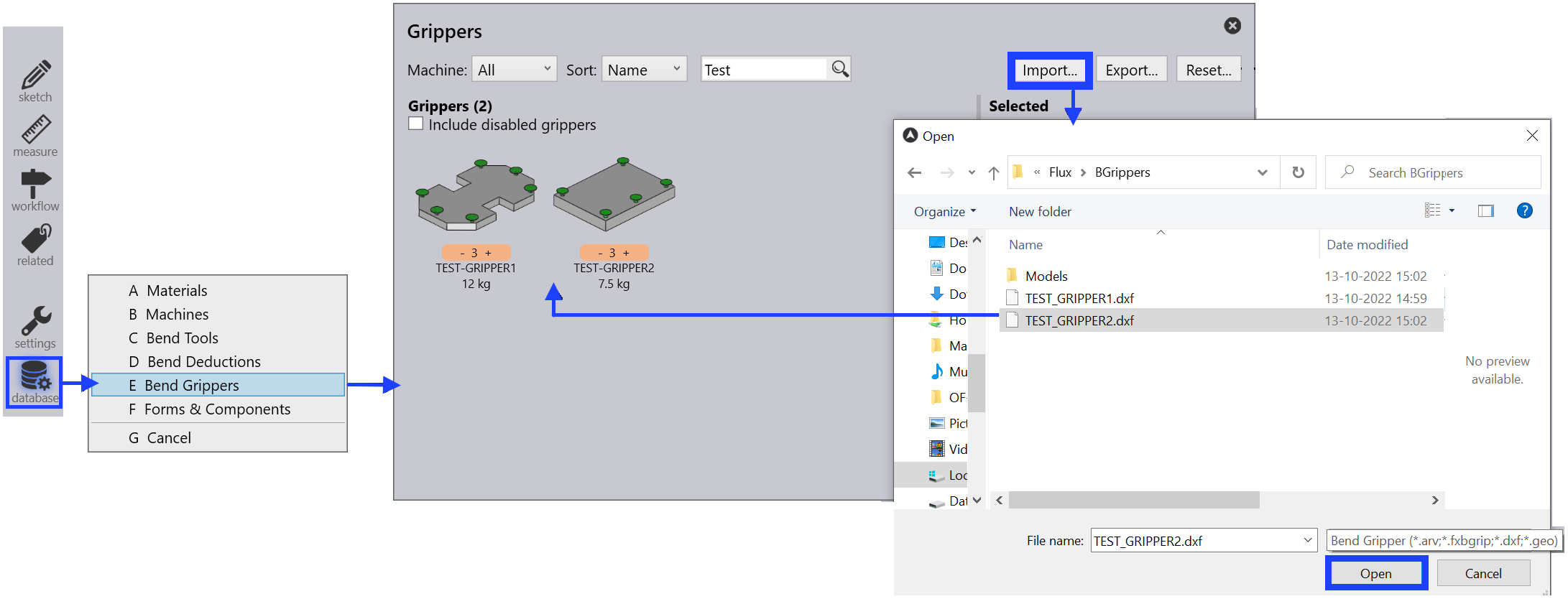 Gripper import
