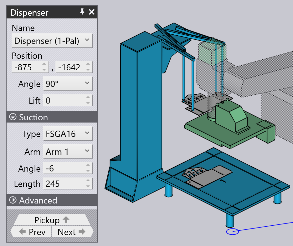 Dispenser Panel
