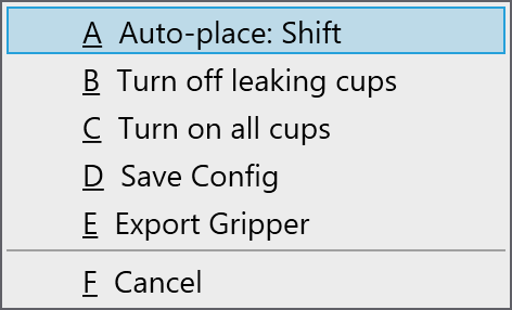 Gripper Actions