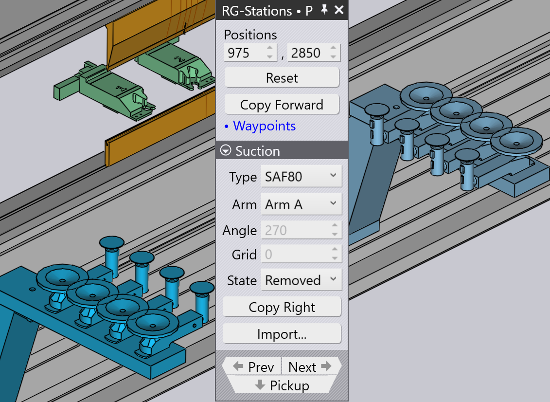 Regrip station