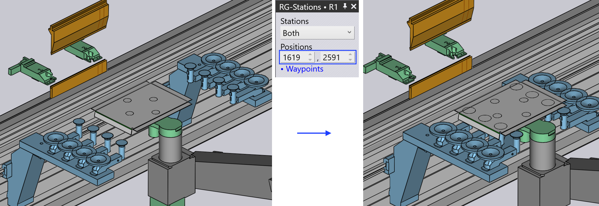 RG-Station position
