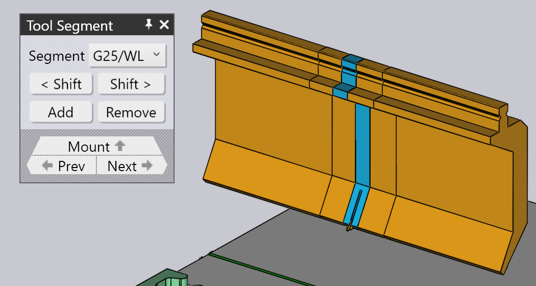 Edit tool Segments
