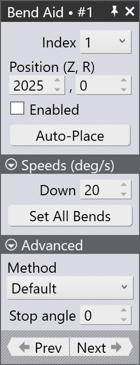 ][Bending Aid Panel