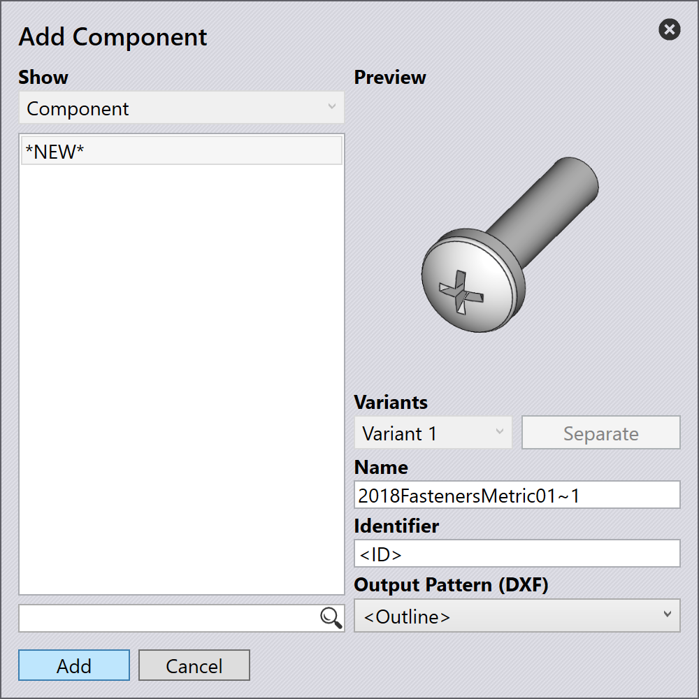 Add component