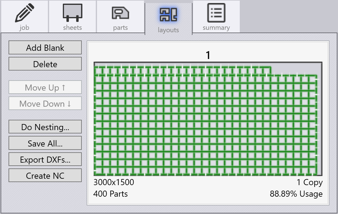 Nesting with TwinLine