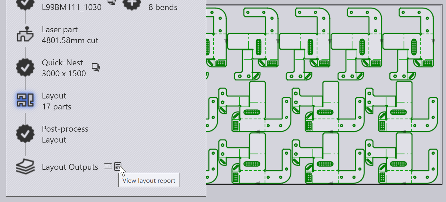 Layout Outputs