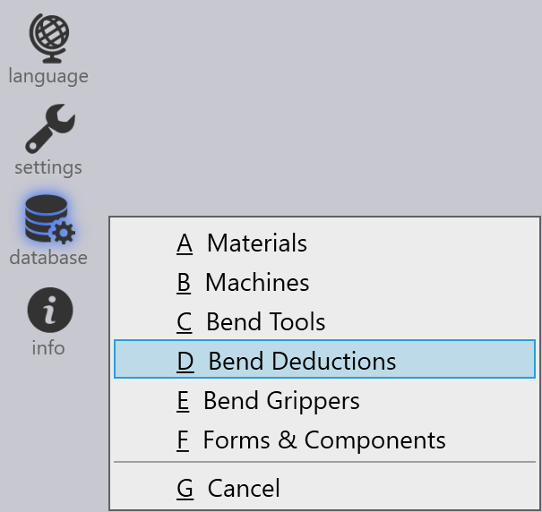 Bend Deductions