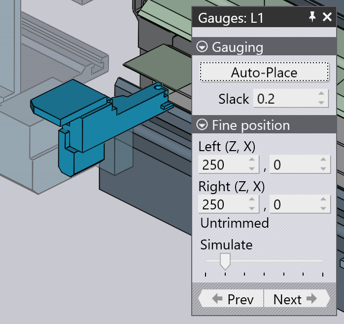 Edit Gauges