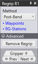 Regrip panel